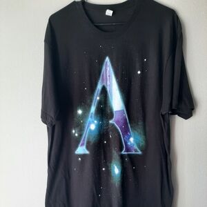 Adam Lambert 2010 double sided glam nation tour t-shirt